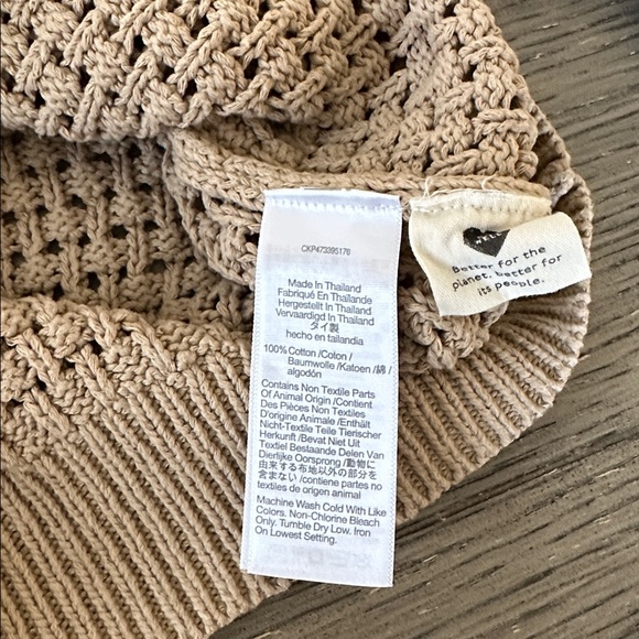 Madewell loose knot cardi in khaki size small - Picture 4 of 7